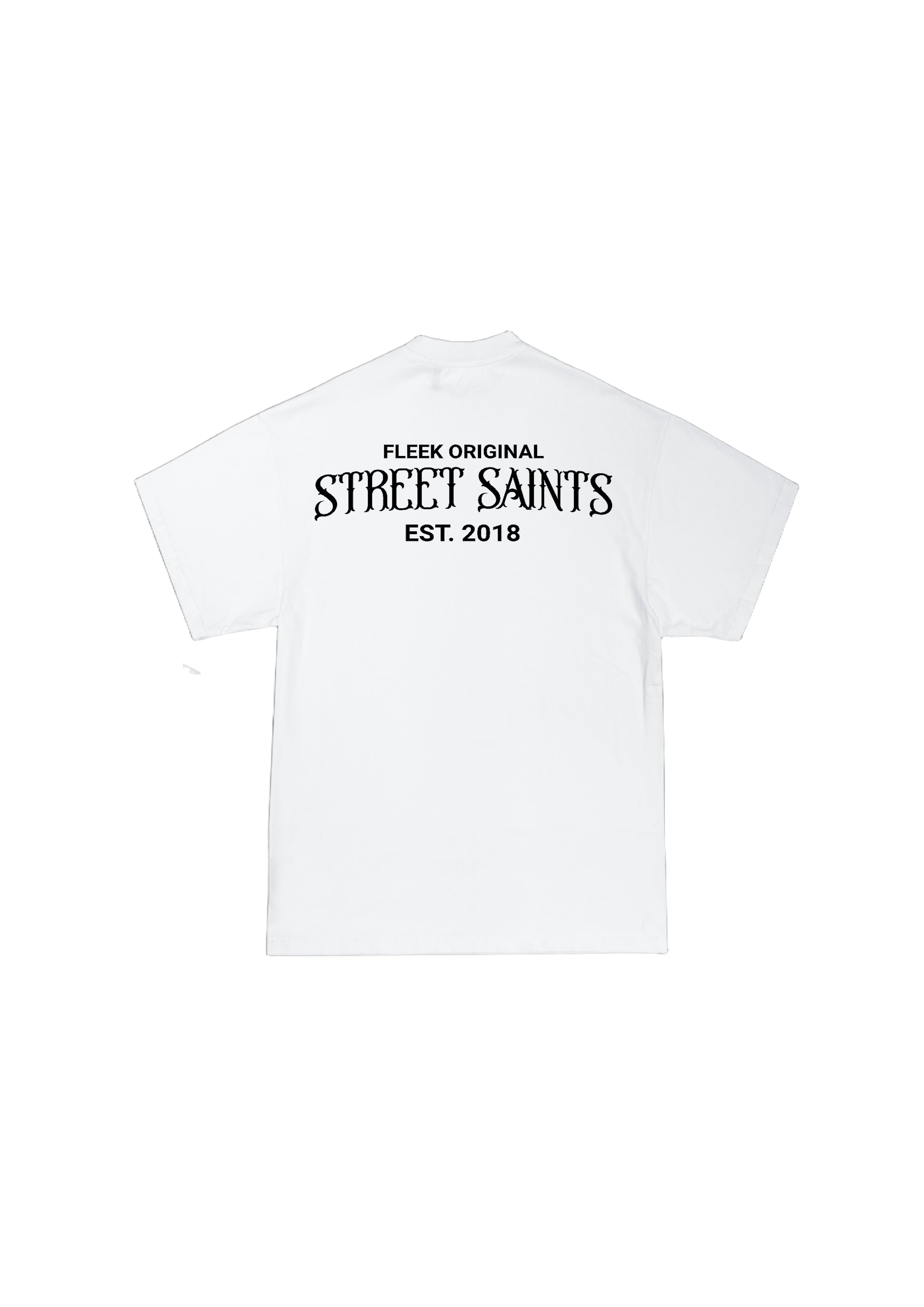 SS - Quad-Flame White T-Shirt