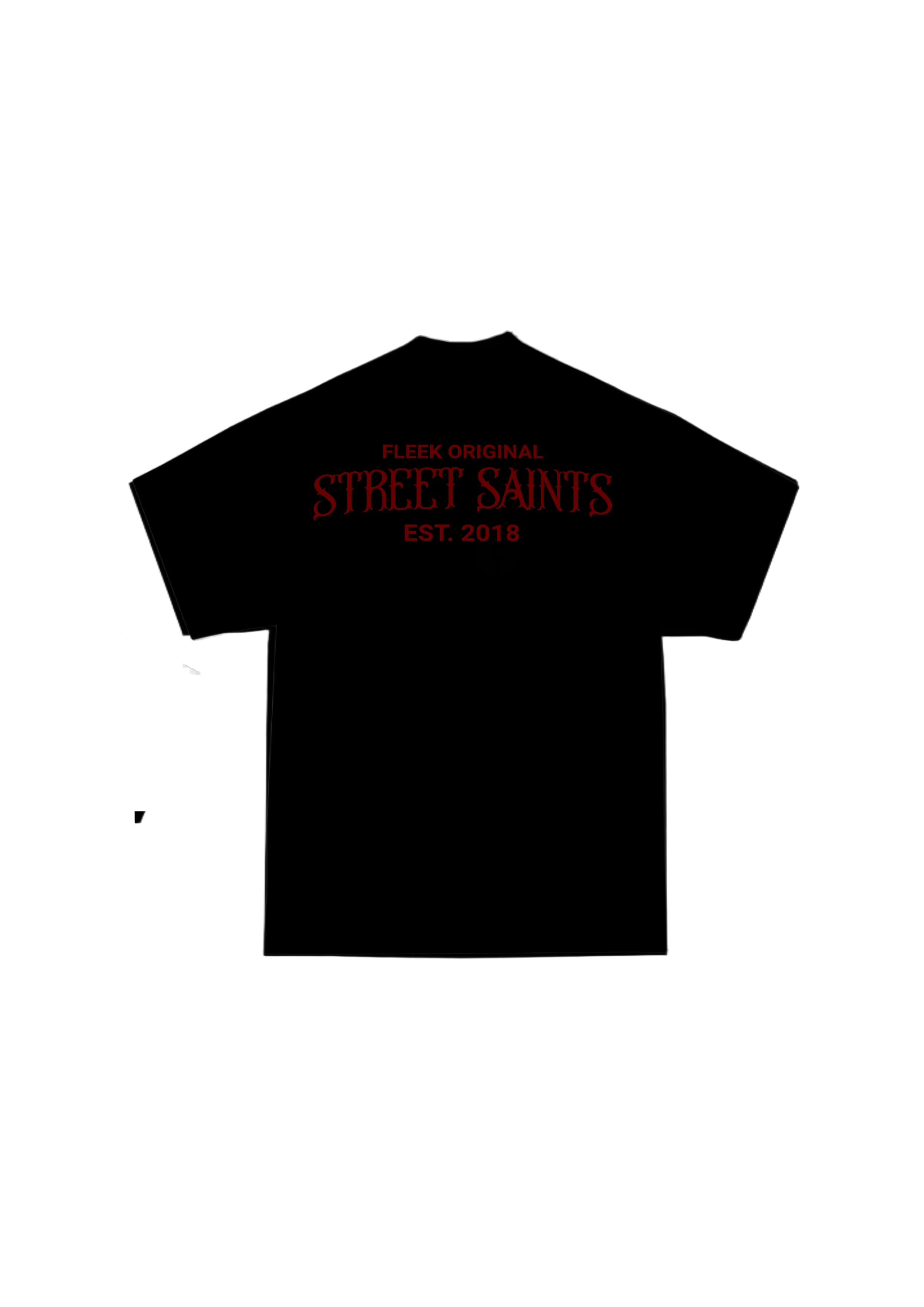 SS - Quad-Flame Black T-Shirt