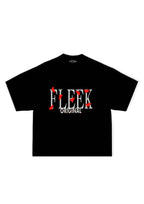 SS - Red Monarch  Street Cat Black Crop T-Shirt